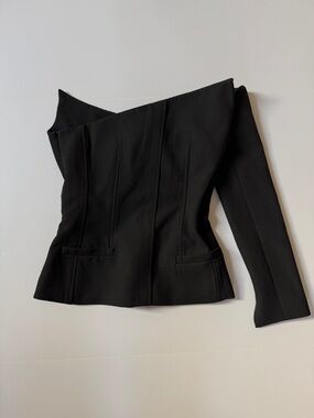 Zara Asymmetrical Bustier Top - Size S